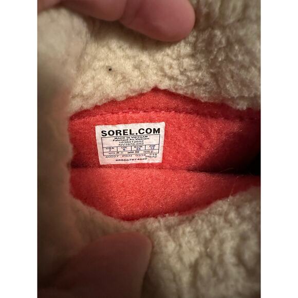 Sorel toddler girls size 7 Yoot Pac Waterproof Snow Boot pink - Picture 6 of 7